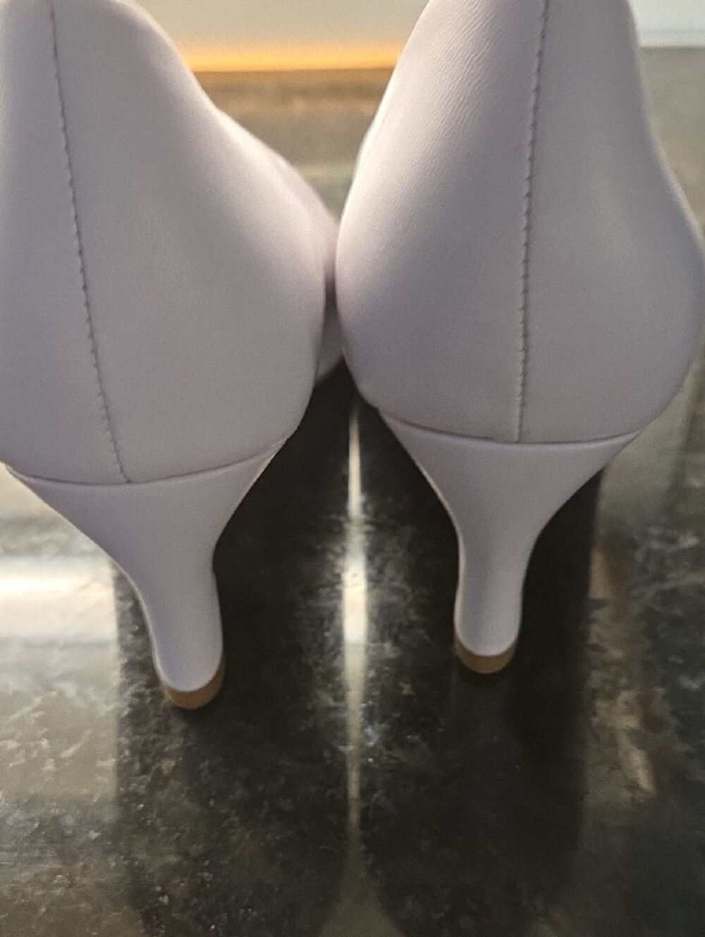 Franco Sarto Light Lavender Square-Toe Pumps - Picture 3 of 4
